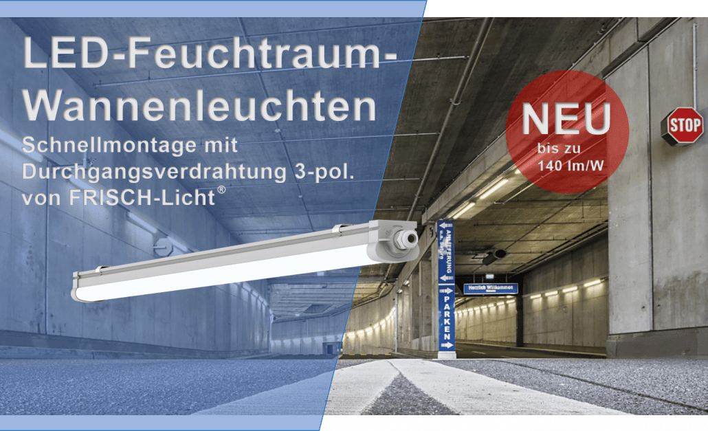 LED-Feuchtraum-Wannenleuchte 9466