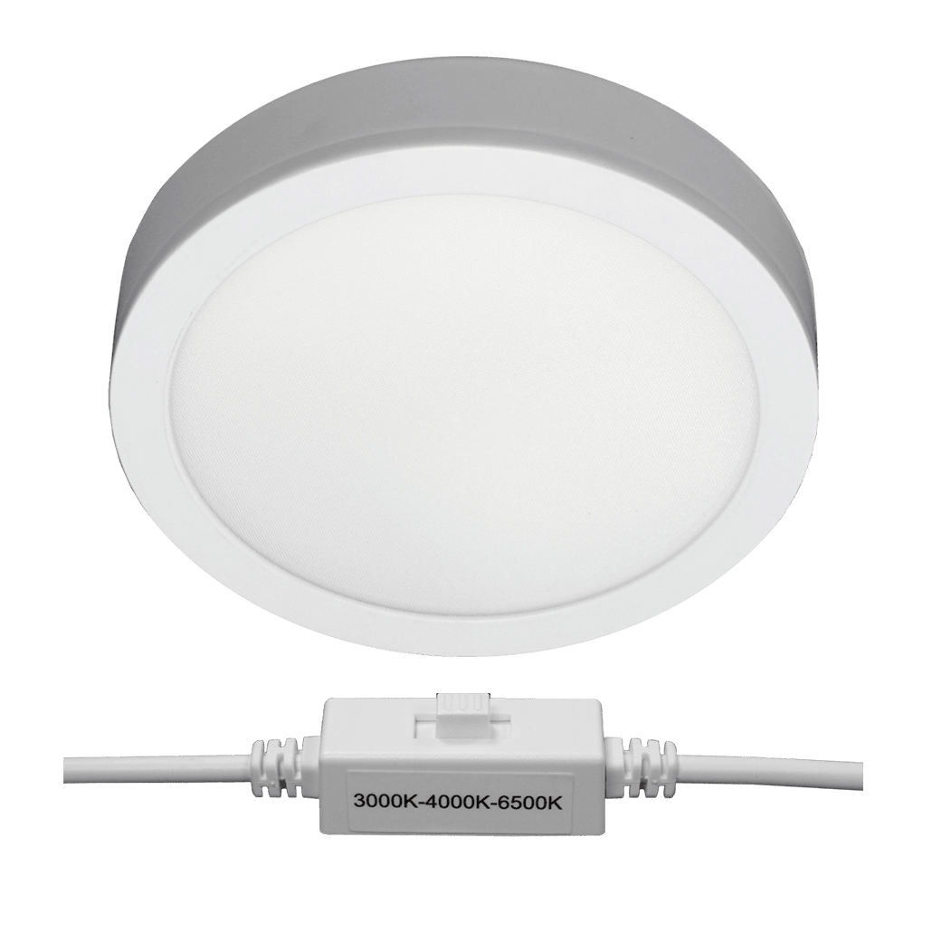 Aufbau-Downlight wählbare Lichtfarbe IP54 UGR