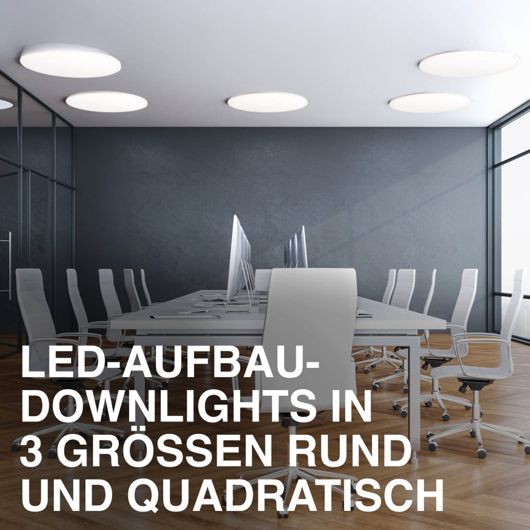 FRISCH-Licht LED-Aufbau-Downlights neue Serie