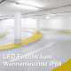 LED-Feuchtraum-Wannenleuchte Premium IP66